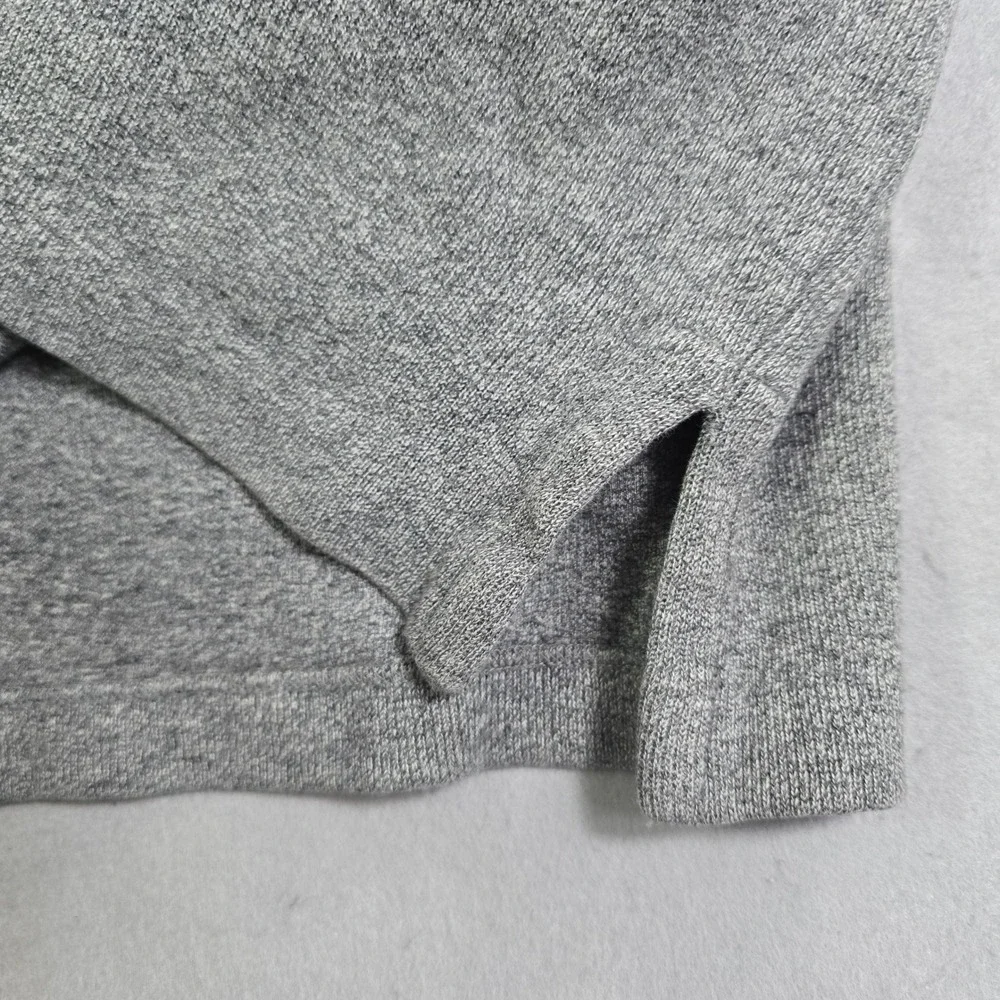Polo Ralph Lauren Quarter Zip Pullover Mens 2XLT Gray Cotton Sweater Tall Logo